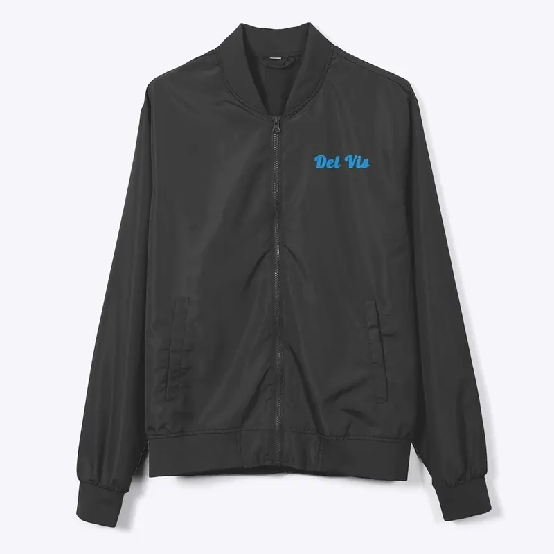 Ruched Bomber Jacket - Black