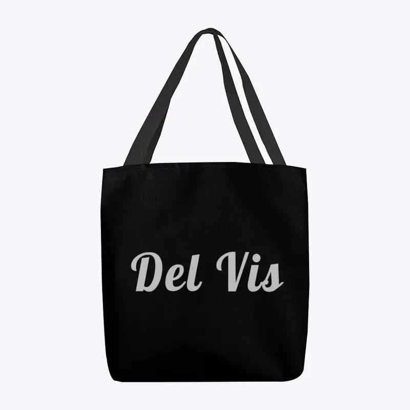 Del Vis Tote Bag Black